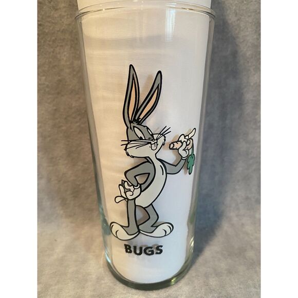 1998 Bugs Bunny Drinking Glass‎ Warner Bros. Tumber VTG - Picture 1 of 4